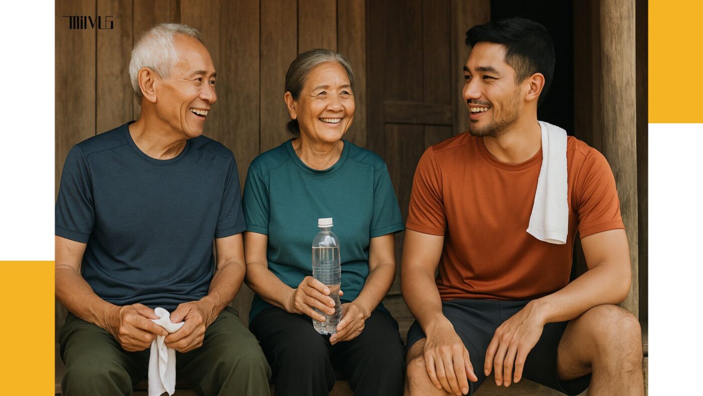 Áo thun thể thao cho người sống ở miền núi