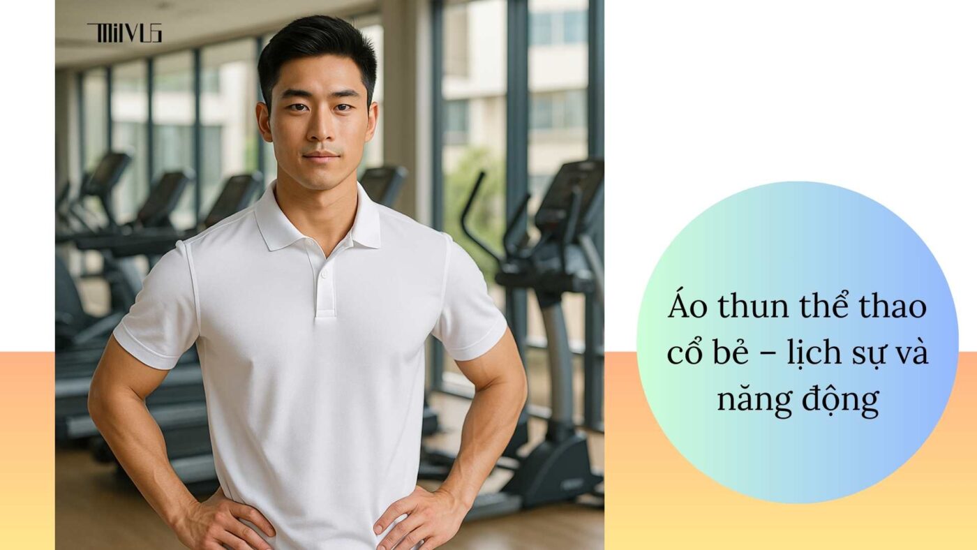 Áo thun thể thao cho người thích cổ bẻ – lịch sự và năng động