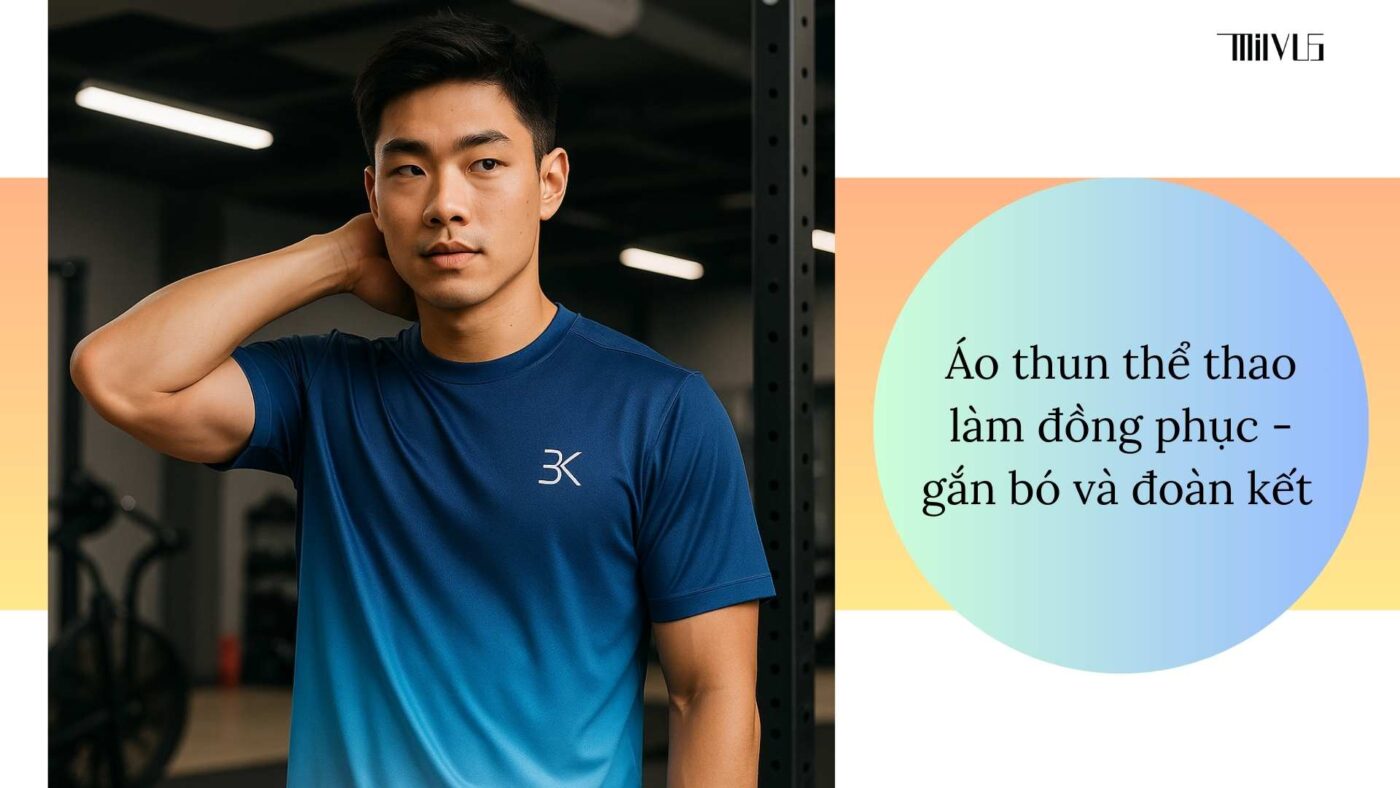 Áo thun thể thao cho người muốn đồng phục thể thao
