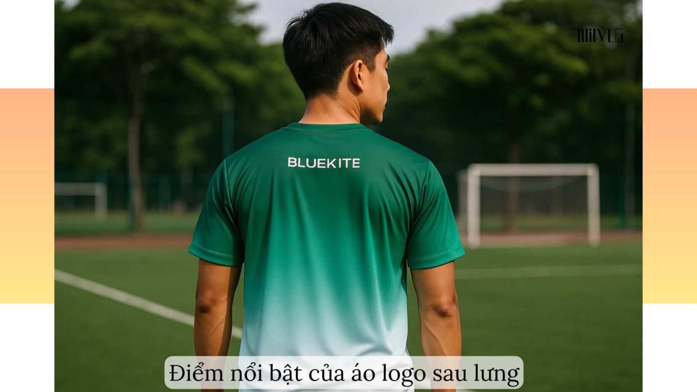 Áo thun thể thao cho người thích logo sau lưng