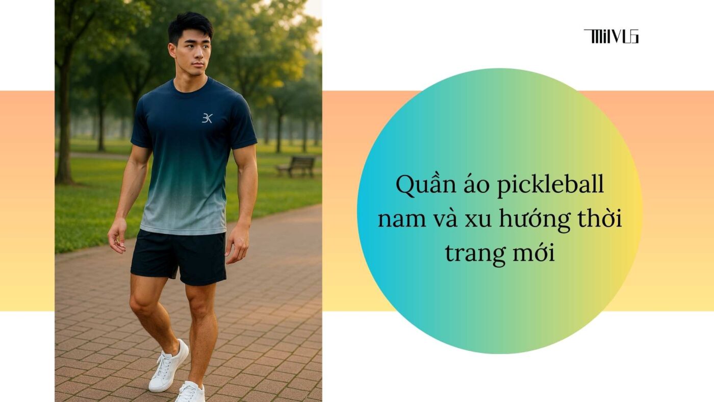 Quần áo pickleball cho nam giới trẻ tuổi năng động