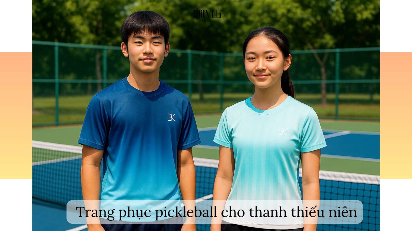 Trang phục pickleball cho thanh thiếu niên mới tập