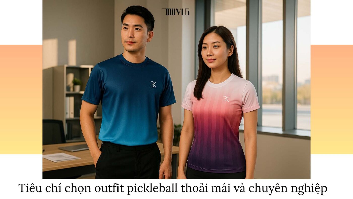 Outfit pickleball cho nhân viên văn phòng chơi sau giờ làm