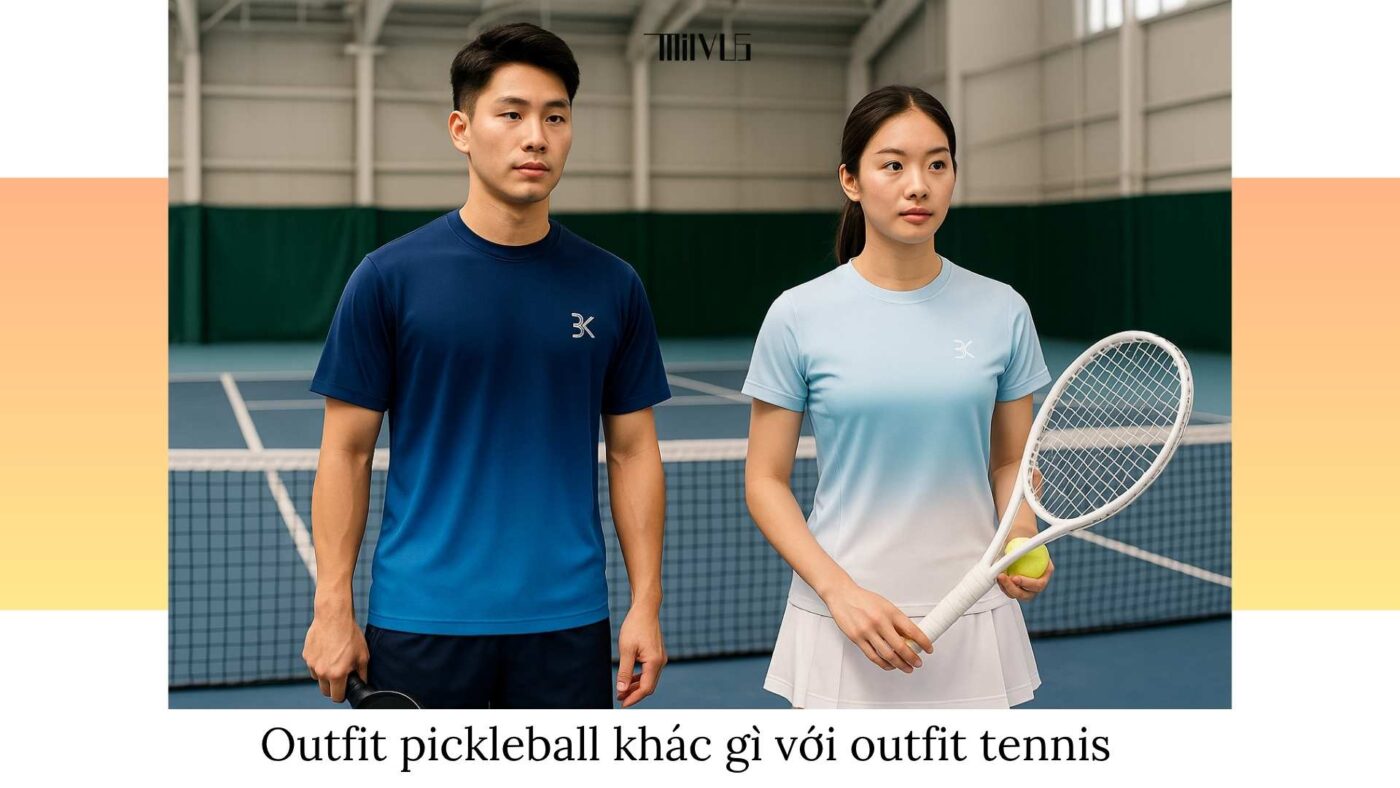 Outfit pickleball cho giới trẻ sống ở thành phố lớn