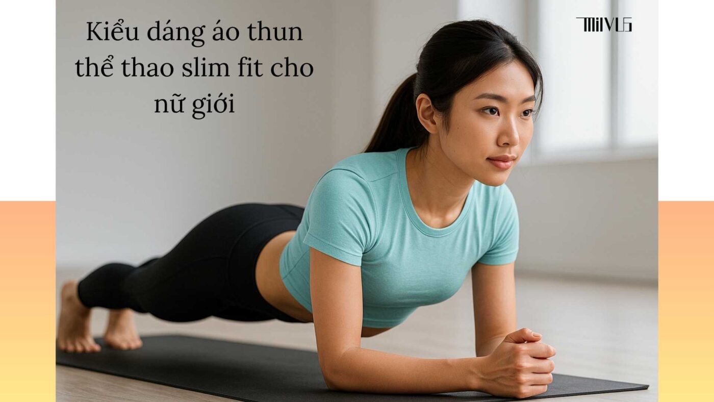 Áo thun thể thao slim fit cho nữ – croptop trẻ trung, khỏe khoắn