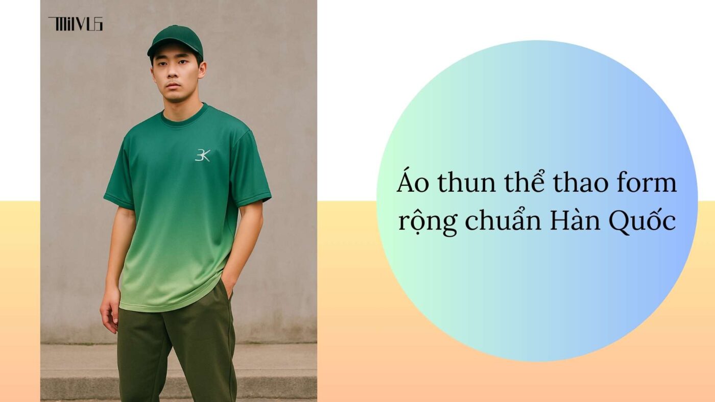 Áo thun thể thao cho người yêu phong cách Hàn Quốc