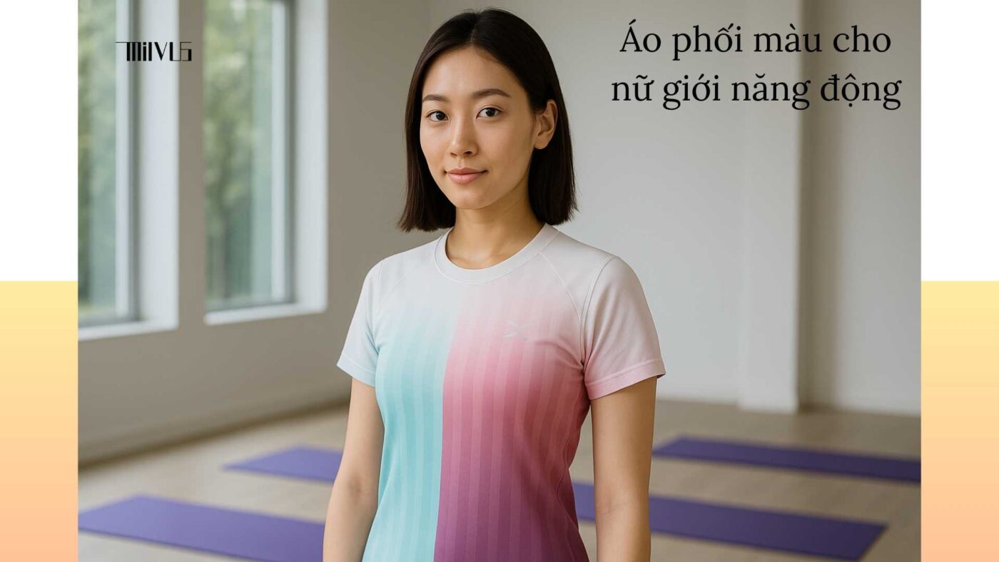 Áo thun thể thao cho người thích áo phối màu