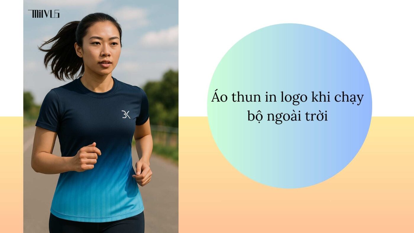 Áo thun thể thao cho người thích áo in logo