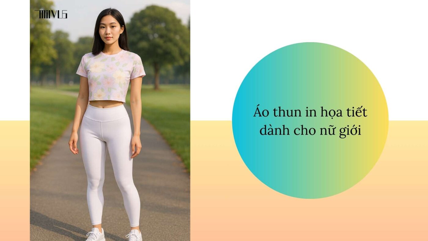 Áo thun thể thao cho người thích áo in họa tiết