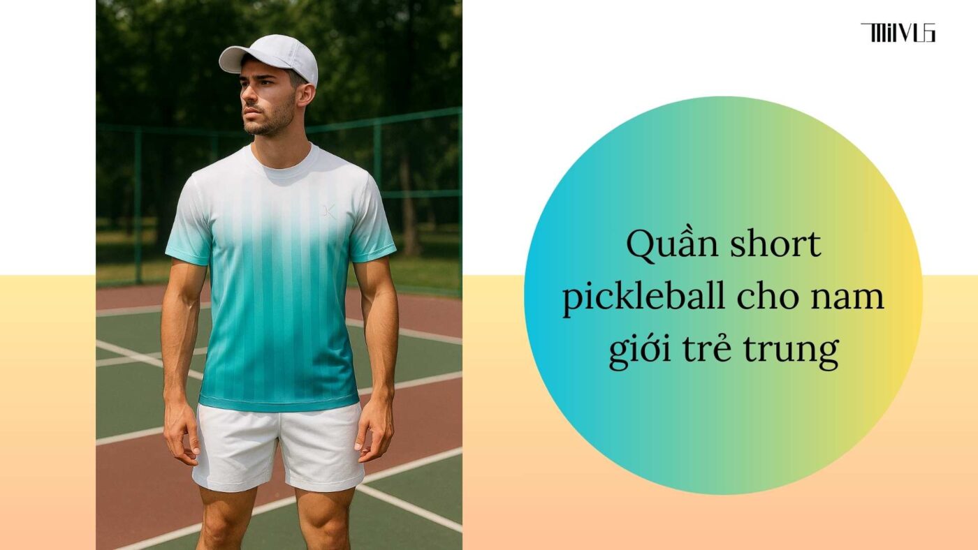 Quần áo pickleball cho nam giới trẻ tuổi năng động