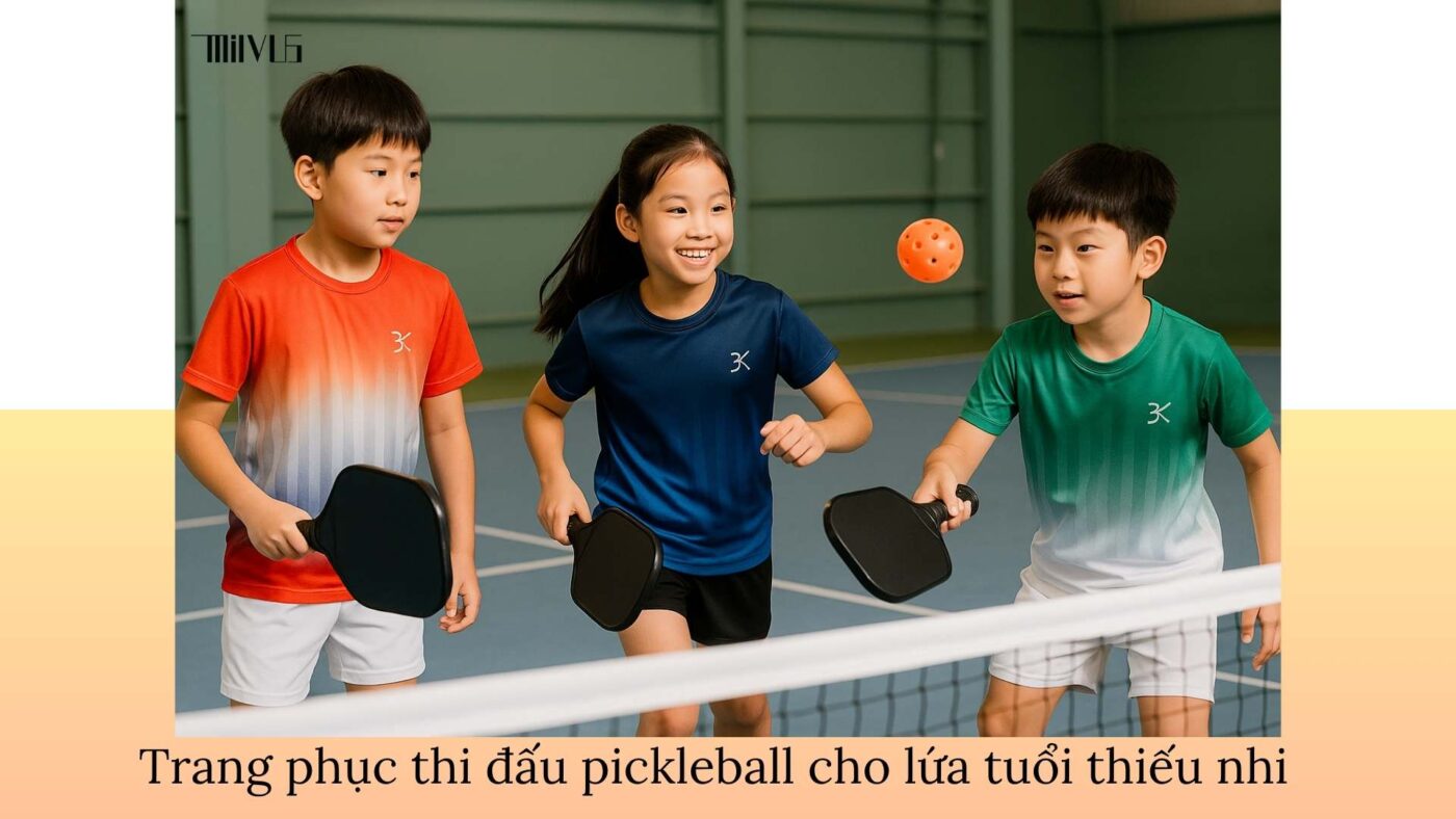 Quần áo pickleball cho trẻ em thoải mái dễ vận động
