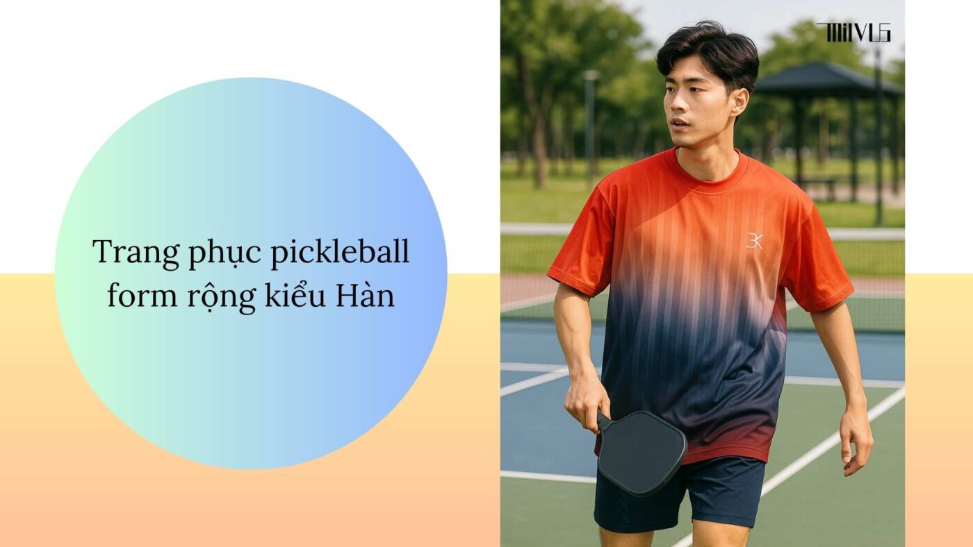 Trang phục pickleball cho người yêu thời trang Hàn Quốc