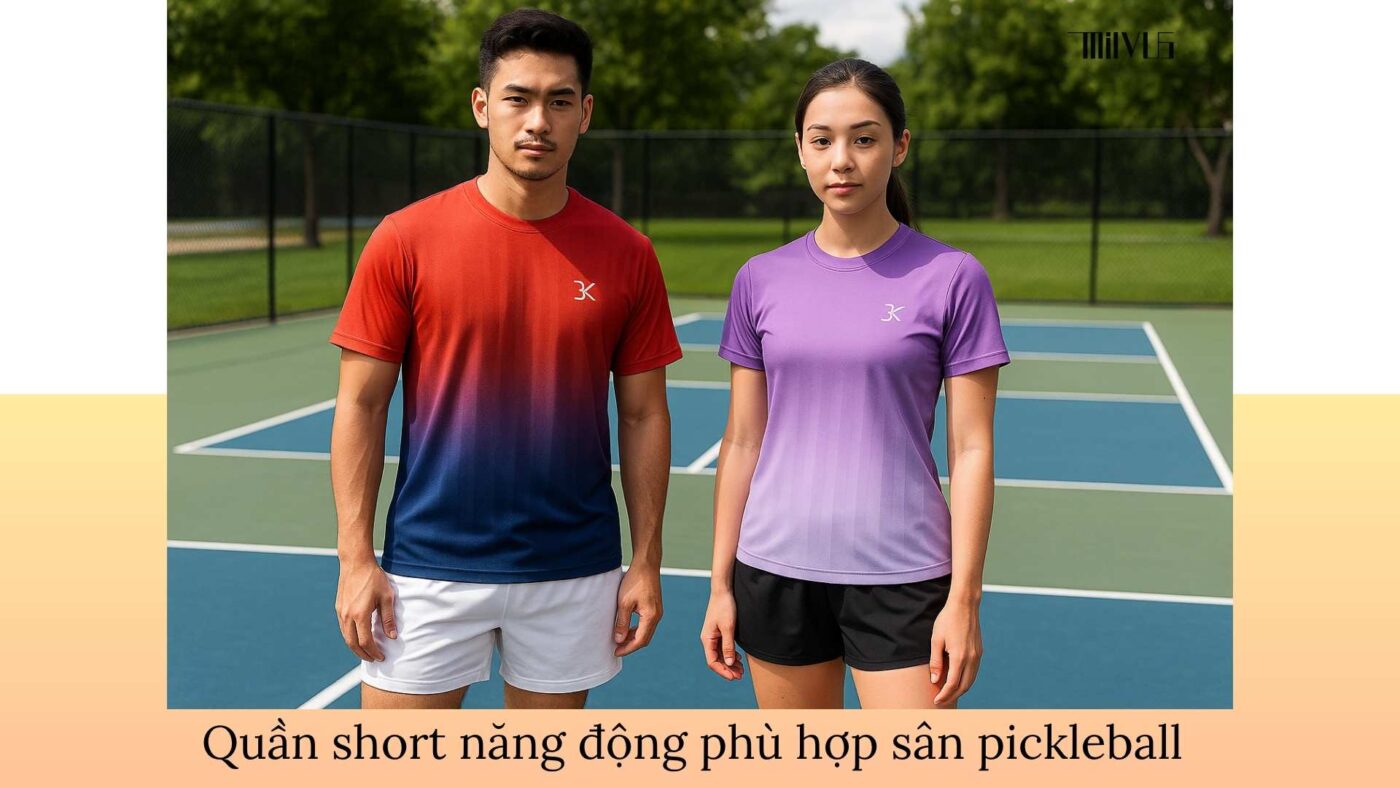 Outfit pickleball cho giới trẻ sống ở thành phố lớn