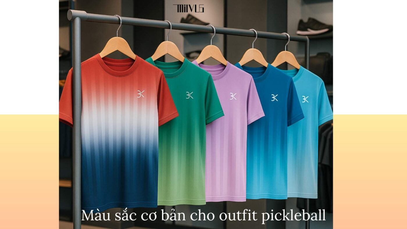 Outfit pickleball cho bạn trẻ yêu thích phong cách tối giản