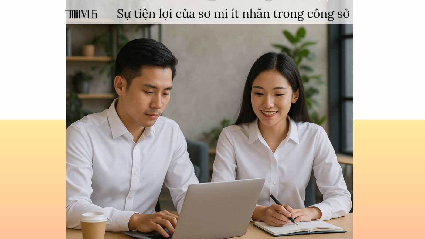 Áo sơ mi trắng cho người cần áo sơ mi trắng ít nhăn – thanh lịch cho công sở