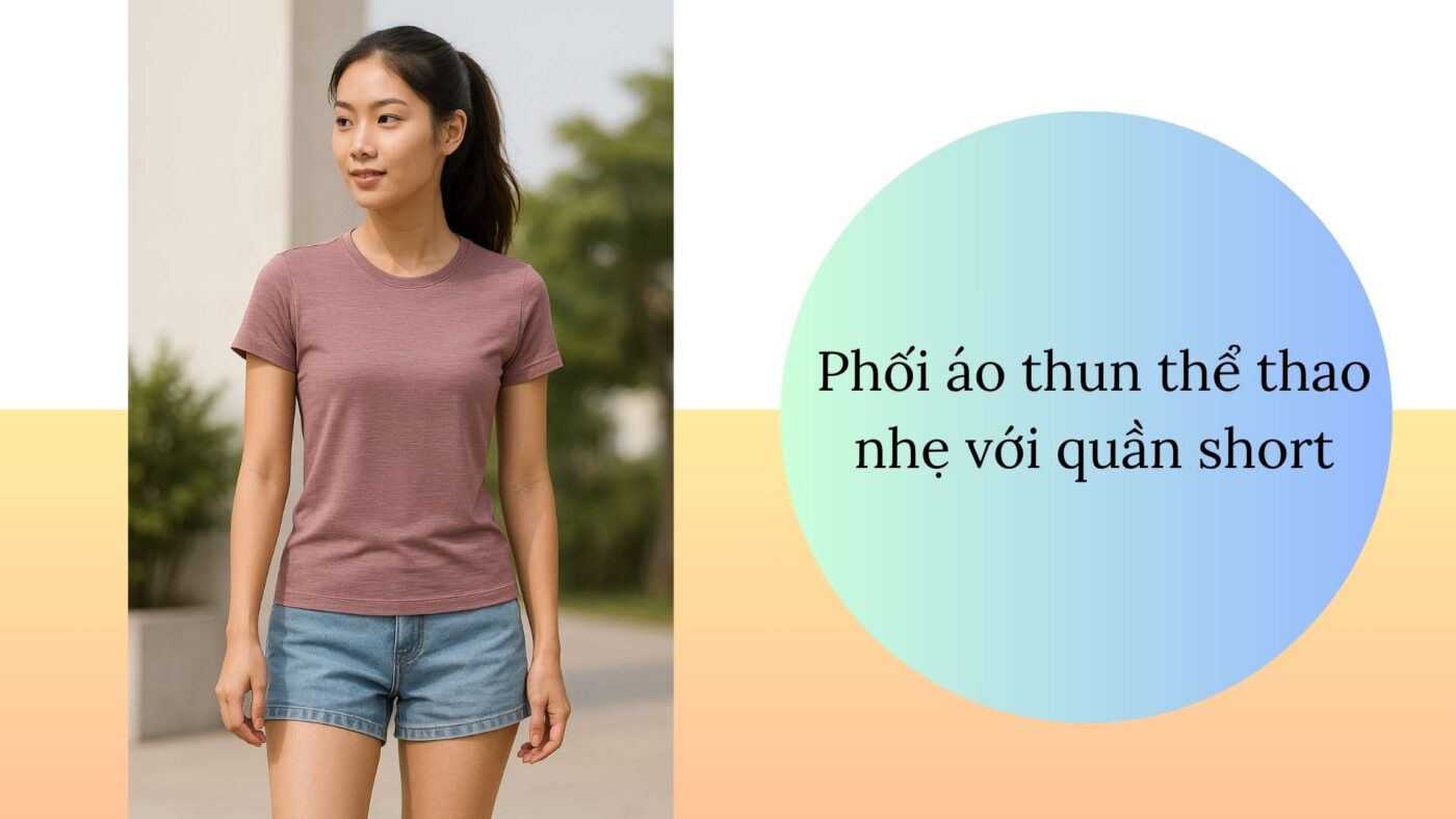 Áo thun thể thao cho người thích áo nhẹ nhàng
