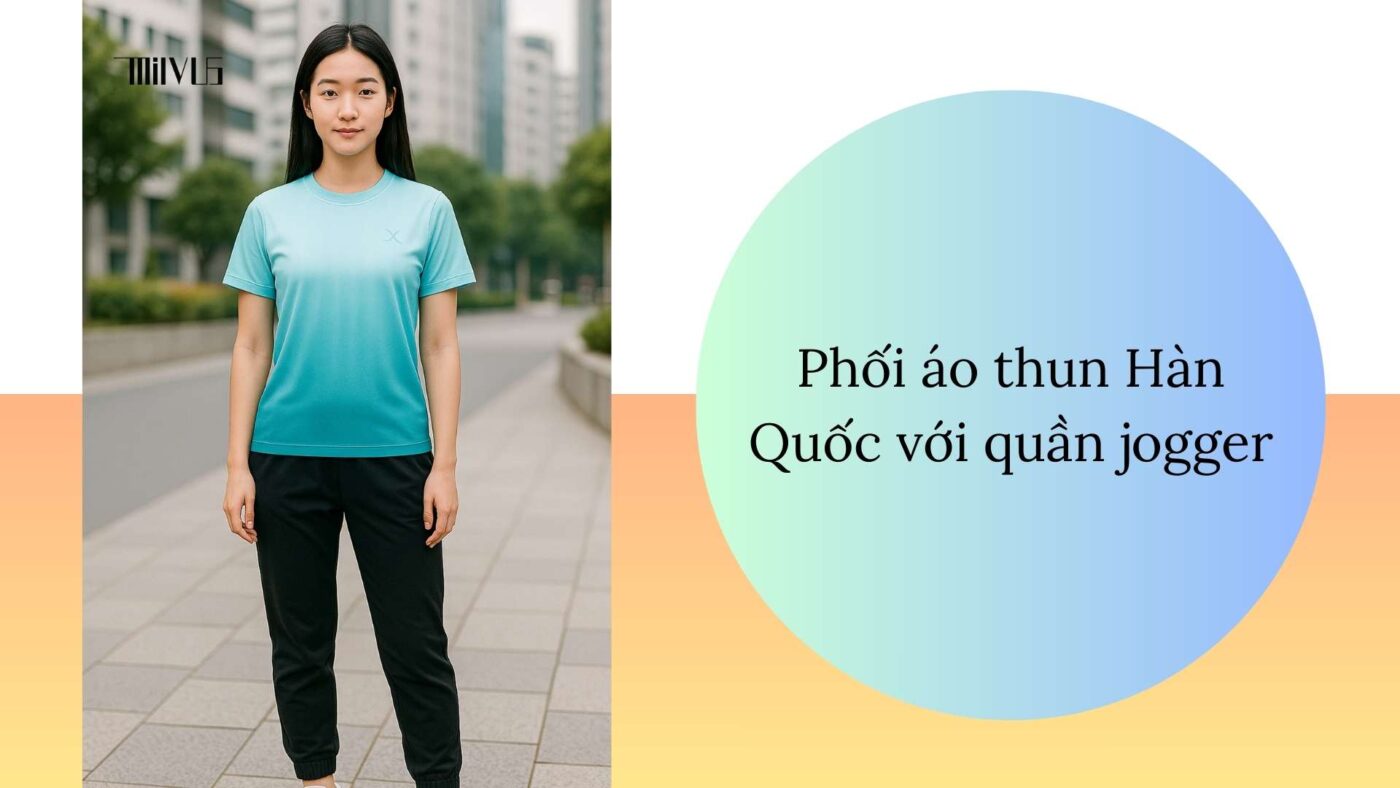 Áo thun thể thao cho người yêu phong cách Hàn Quốc
