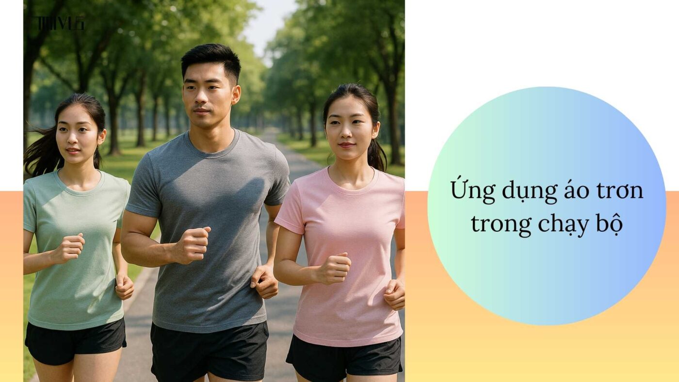 Áo thun thể thao cho người thích áo trơn