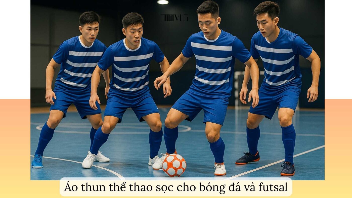 Áo thun thể thao cho người thích áo sọc