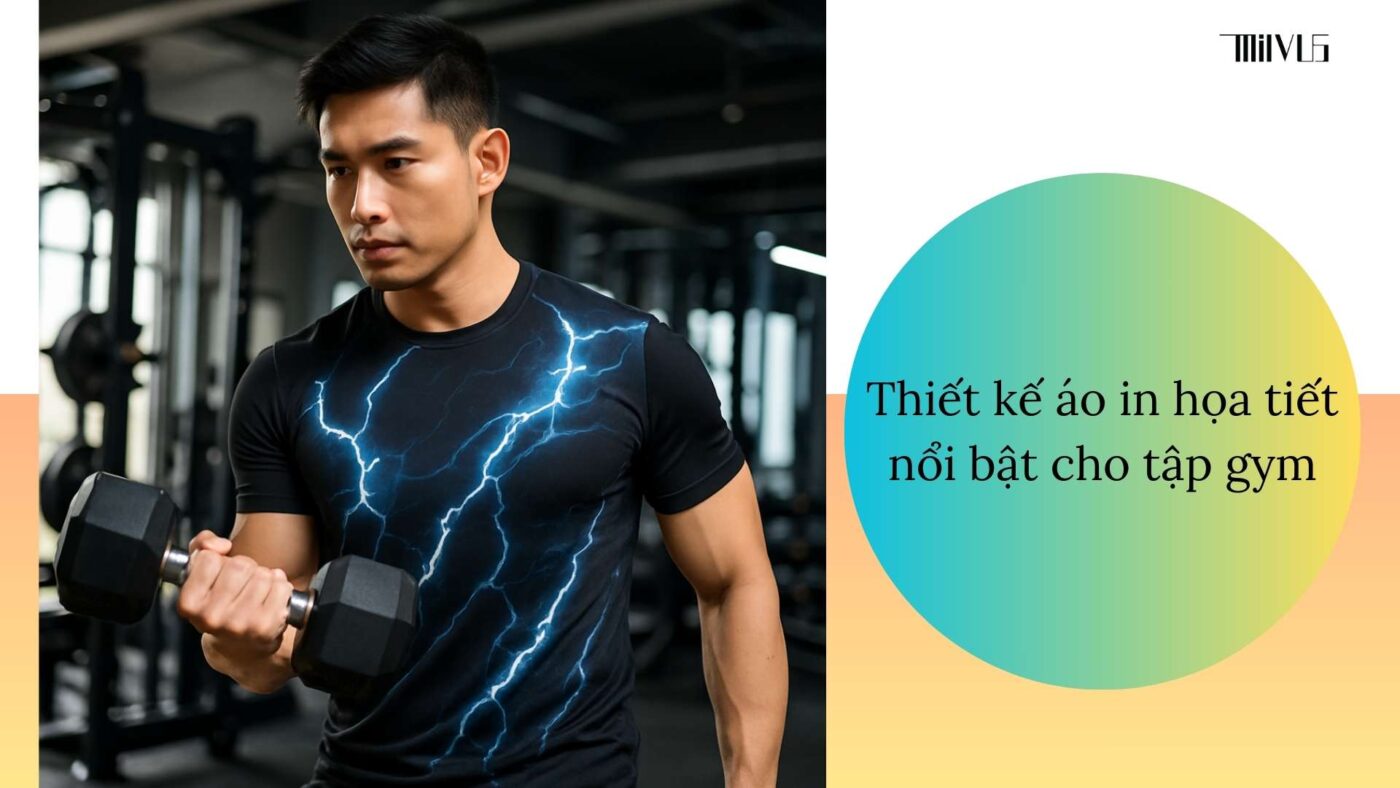Áo thun thể thao cho người thích áo in họa tiết