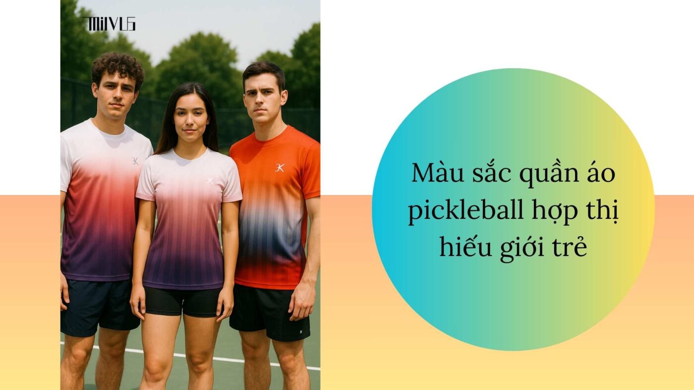 Quần áo pickleball cho nam giới trẻ tuổi năng động