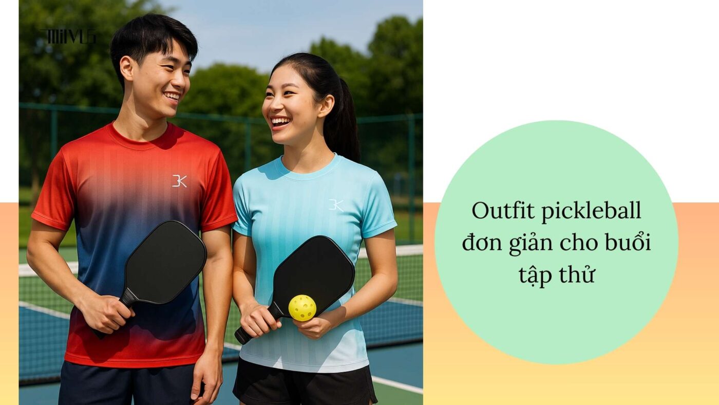 Trang phục pickleball cho thanh thiếu niên mới tập