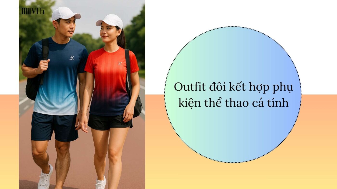 Outfit pickleball cho cặp đôi yêu thể thao cùng nhau