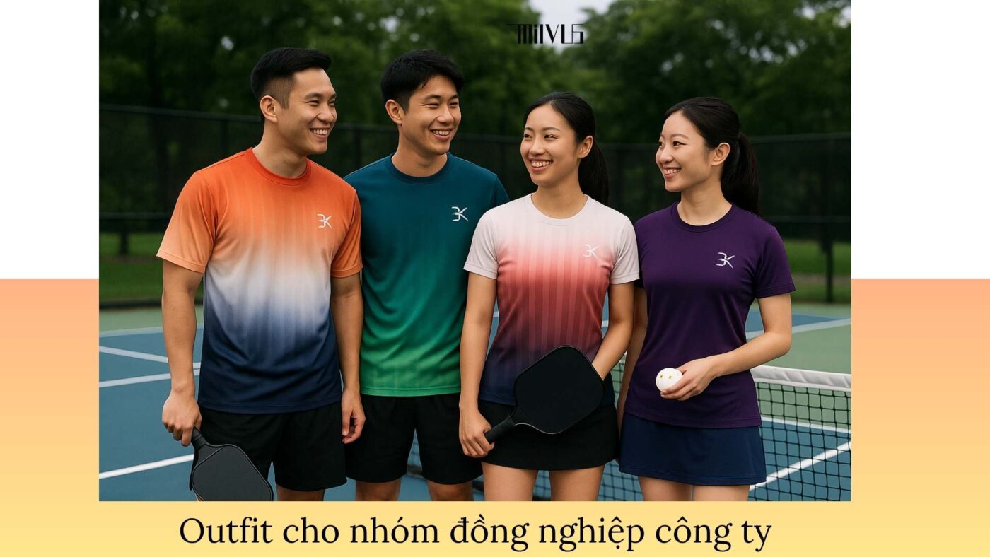 Outfit pickleball cho nhân viên văn phòng chơi sau giờ làm