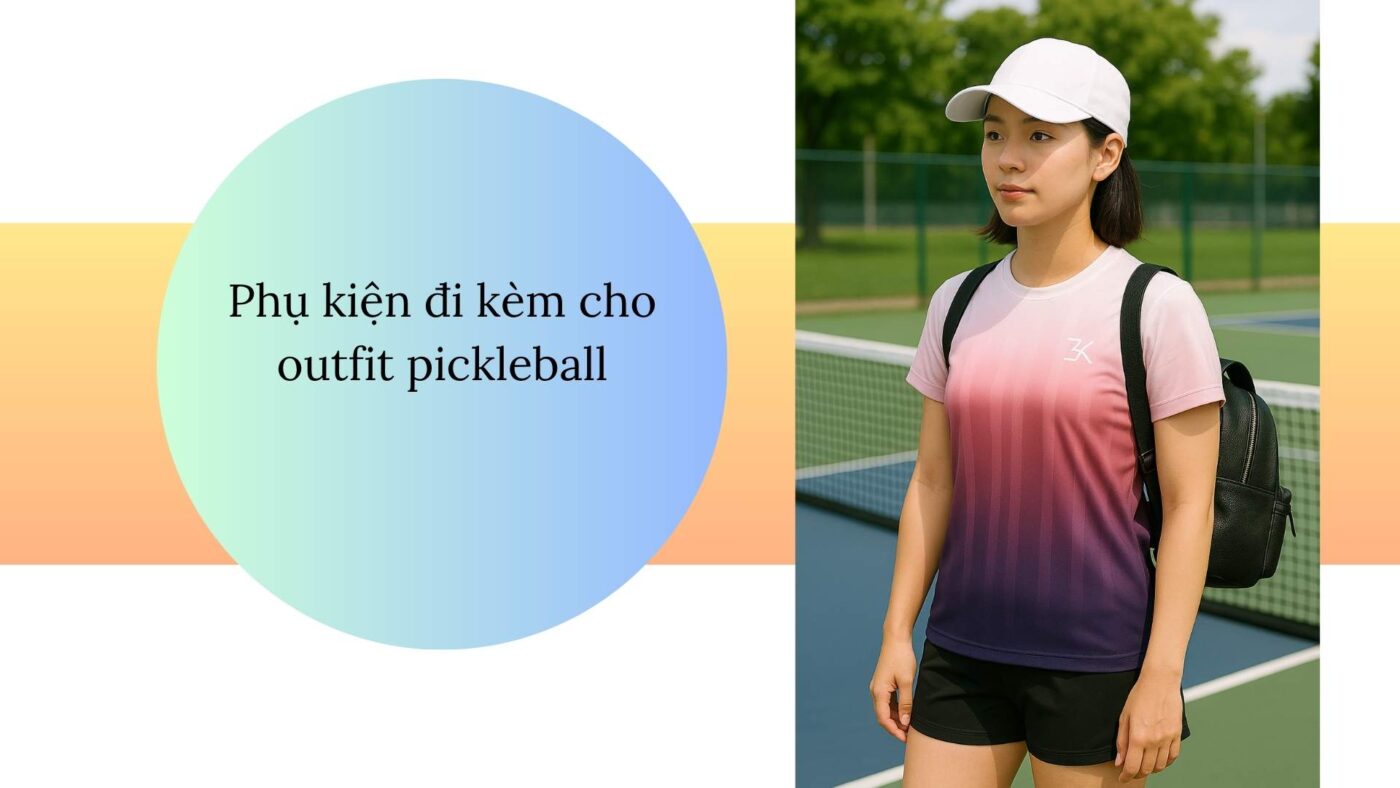 Outfit pickleball cho bạn trẻ yêu thích phong cách tối giản