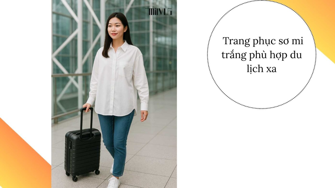 Áo sơ mi trắng cho người mặc sơ mi thường xuyên – tiện lợi, gọn gàng cho du lịch xa