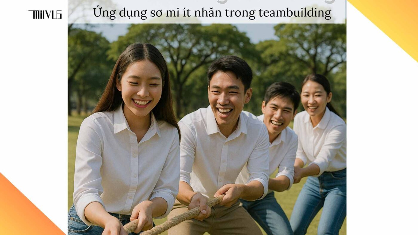 Áo sơ mi trắng cho người cần áo sơ mi trắng ít nhăn – đồng phục teambuilding năng động.