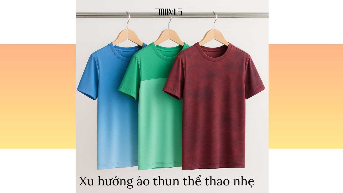 Áo thun thể thao cho người thích áo nhẹ nhàng