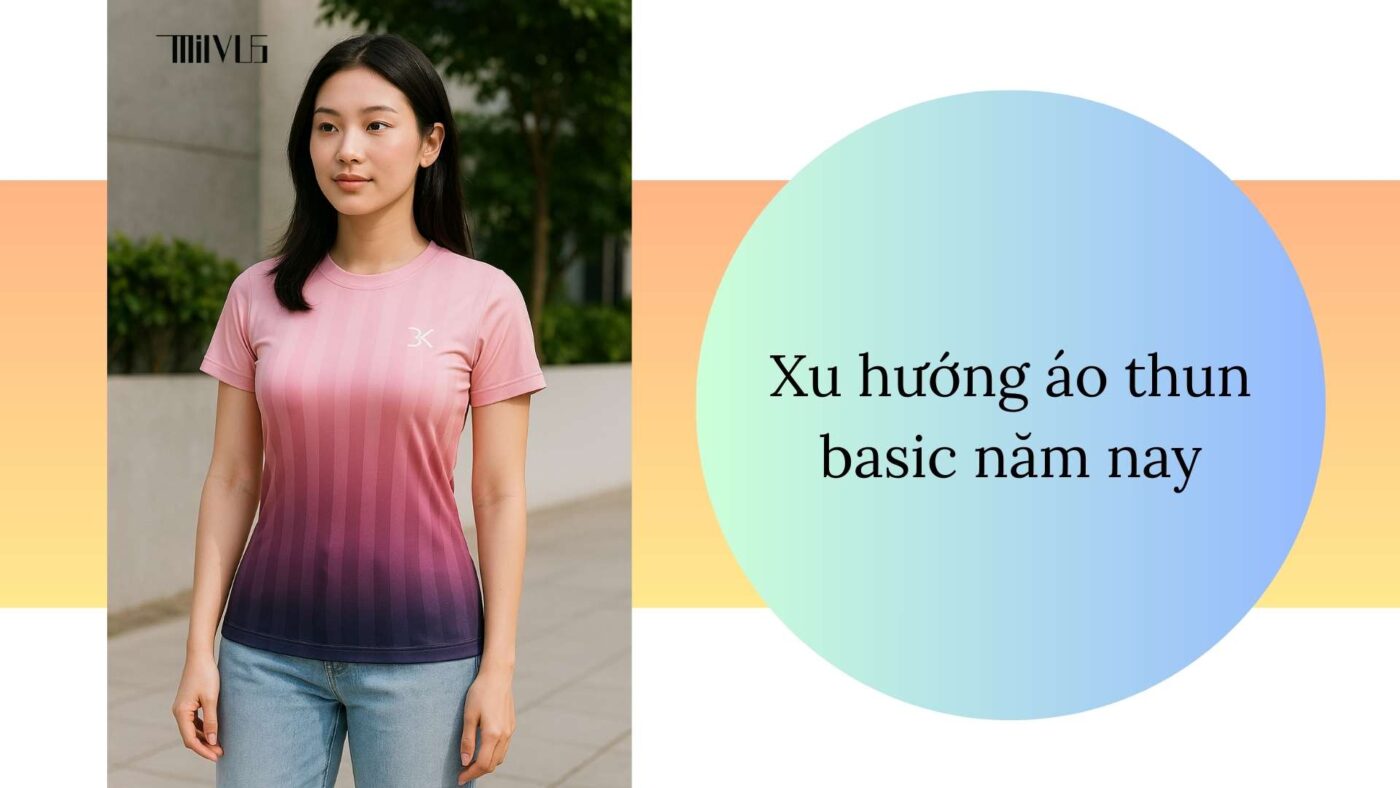Áo thun thể thao cho người yêu phong cách basic