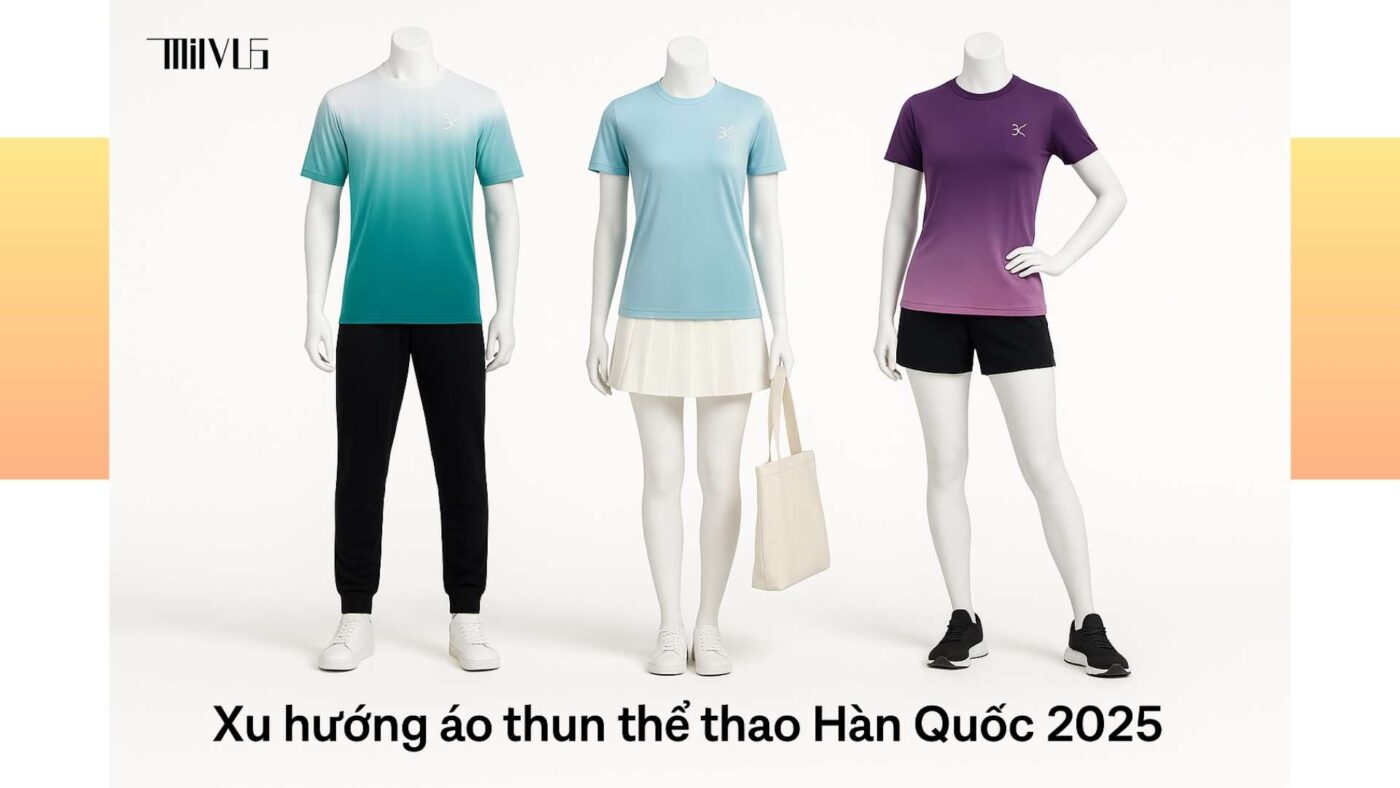 Áo thun thể thao cho người yêu phong cách Hàn Quốc