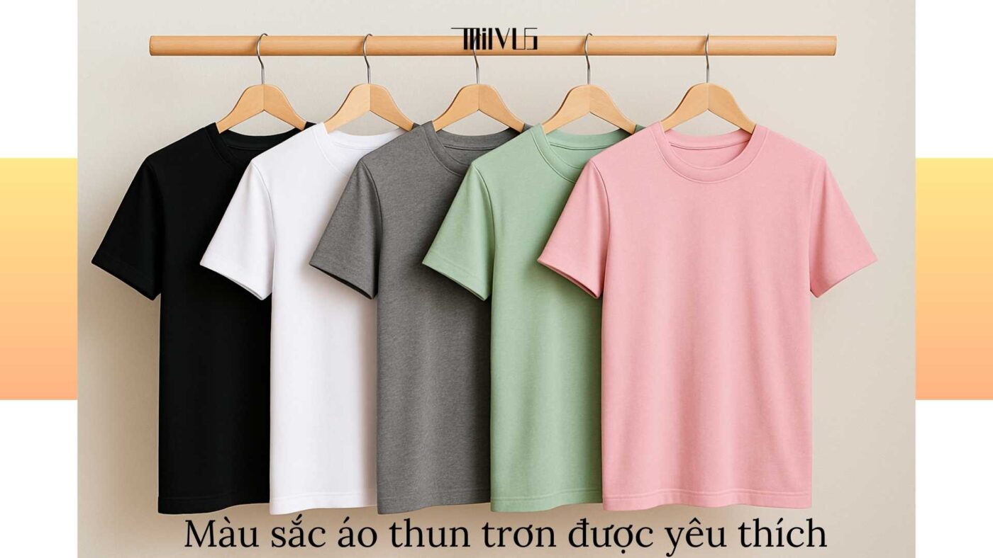 Áo thun thể thao cho người thích áo trơn