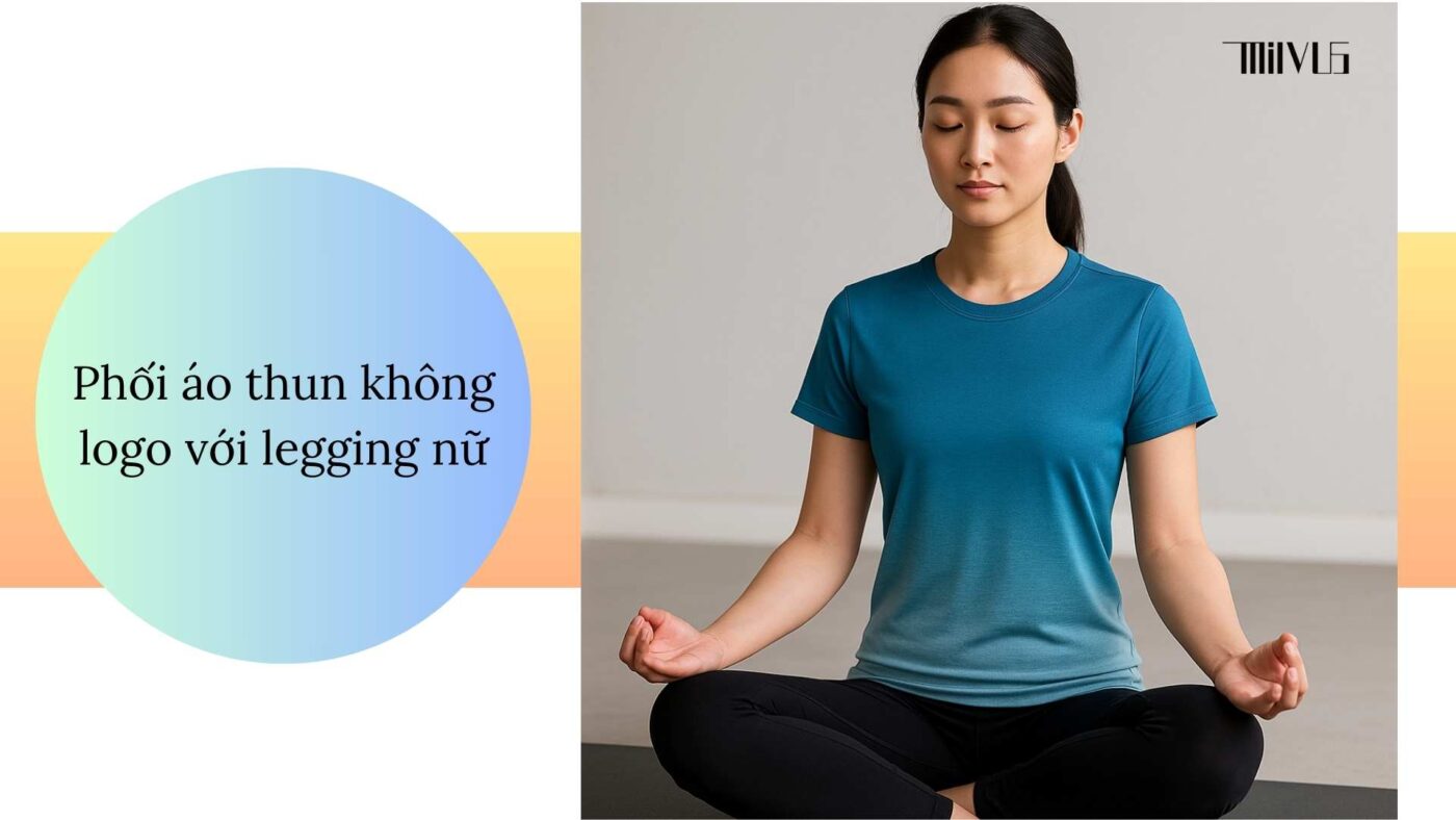 Áo thun thể thao cho người thích logo trước ngực