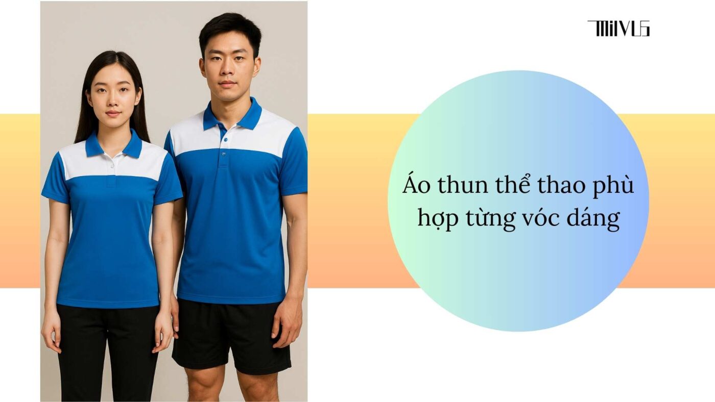 Áo thun thể thao cho người muốn đồng phục thể thao