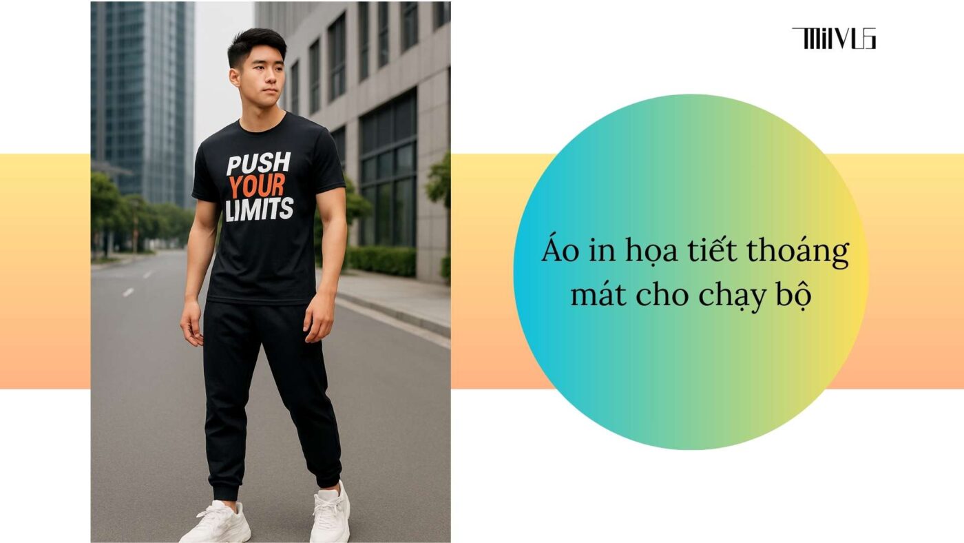 Áo thun thể thao cho người thích áo in họa tiết