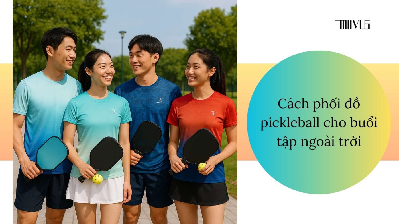 Trang phục pickleball cho thanh thiếu niên mới tập