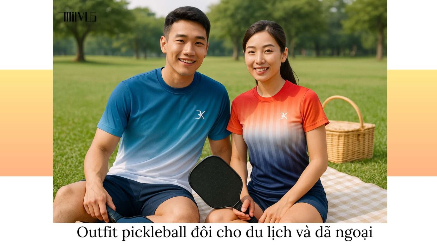 Outfit pickleball cho cặp đôi yêu thể thao cùng nhau