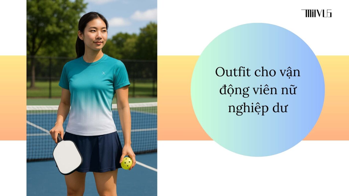 Outfit pickleball cho vận động viên nghiệp dư