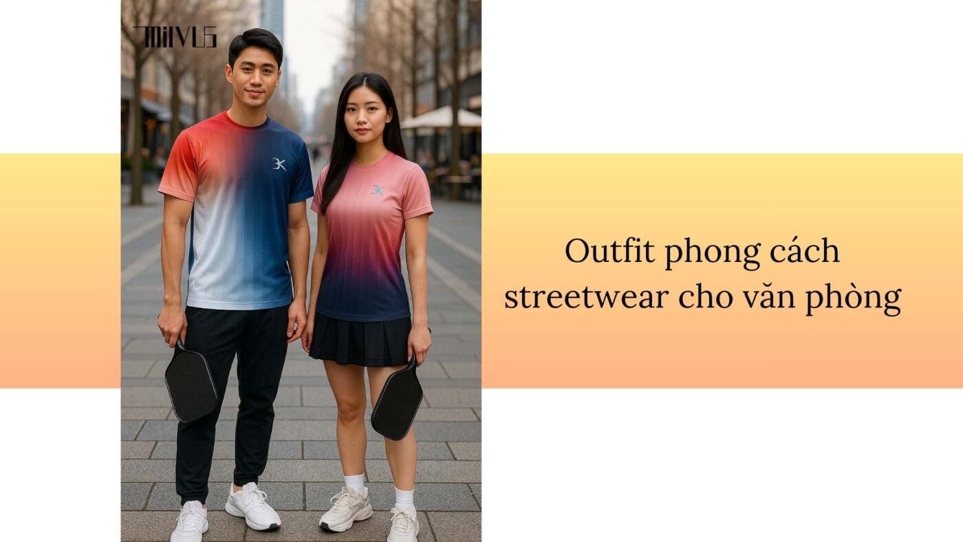 Outfit pickleball cho nhân viên văn phòng chơi sau giờ làm
