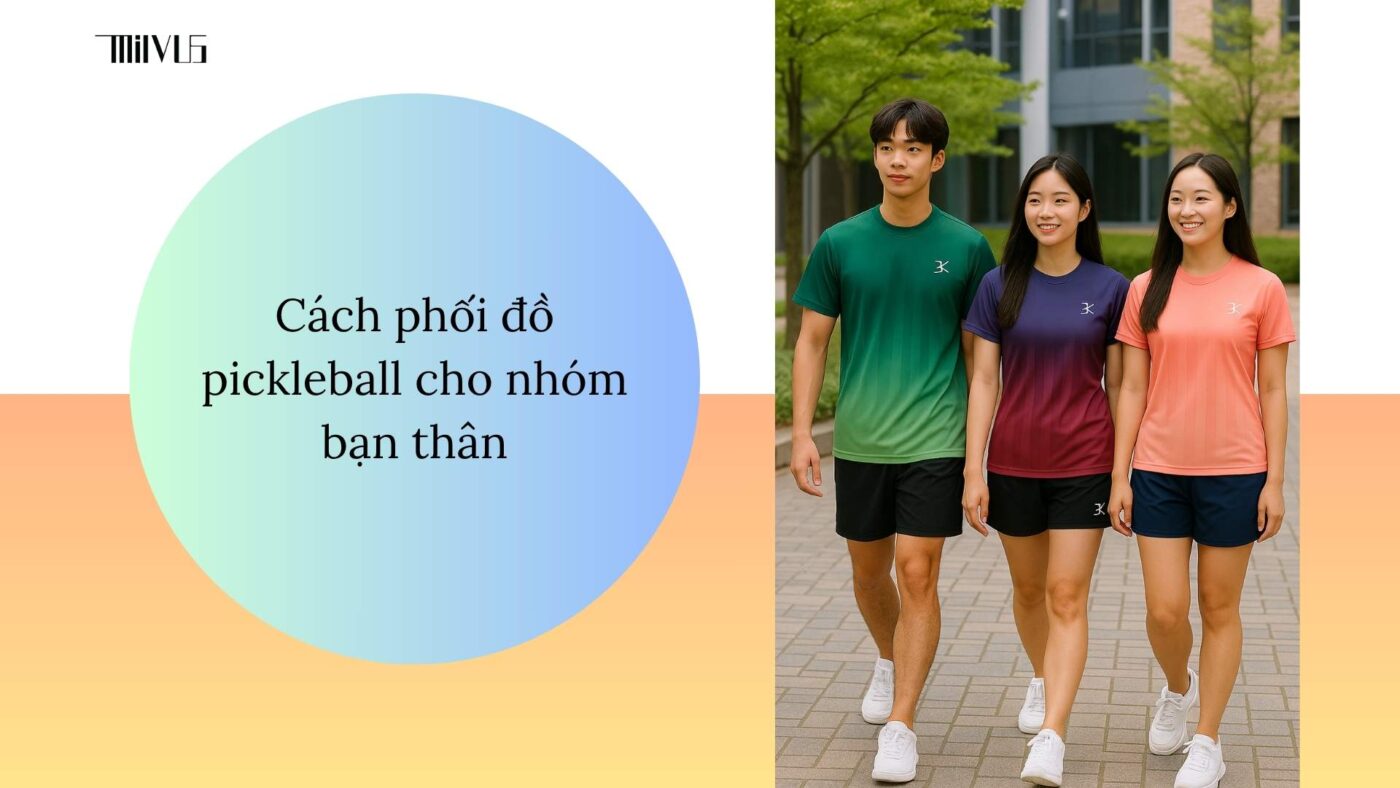 Quần áo pickleball cho nhóm sinh viên nữ năng động