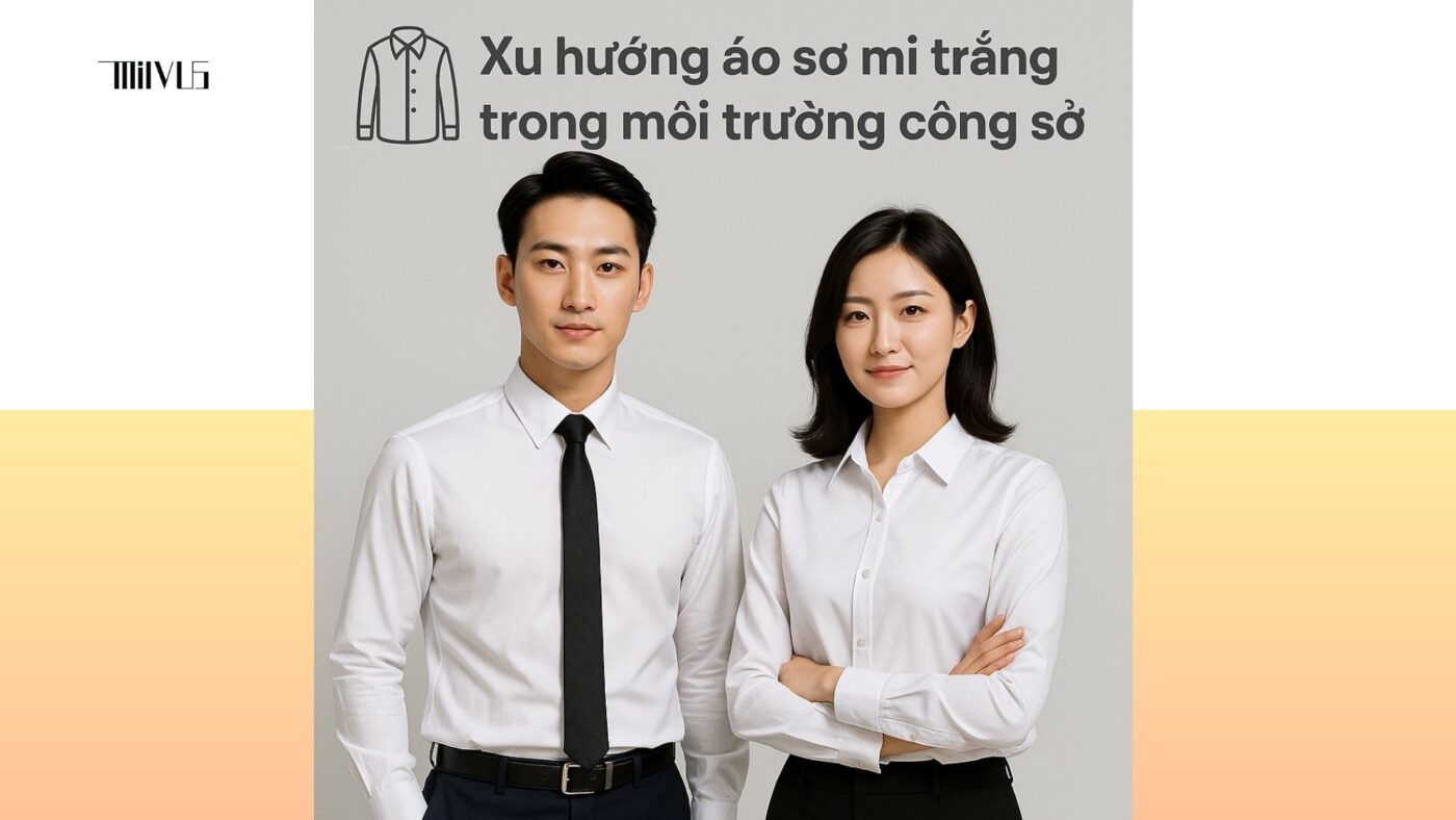 Áo sơ mi trắng cho giáo viên – phong cách tối giản, trẻ trung, hợp xu hướng