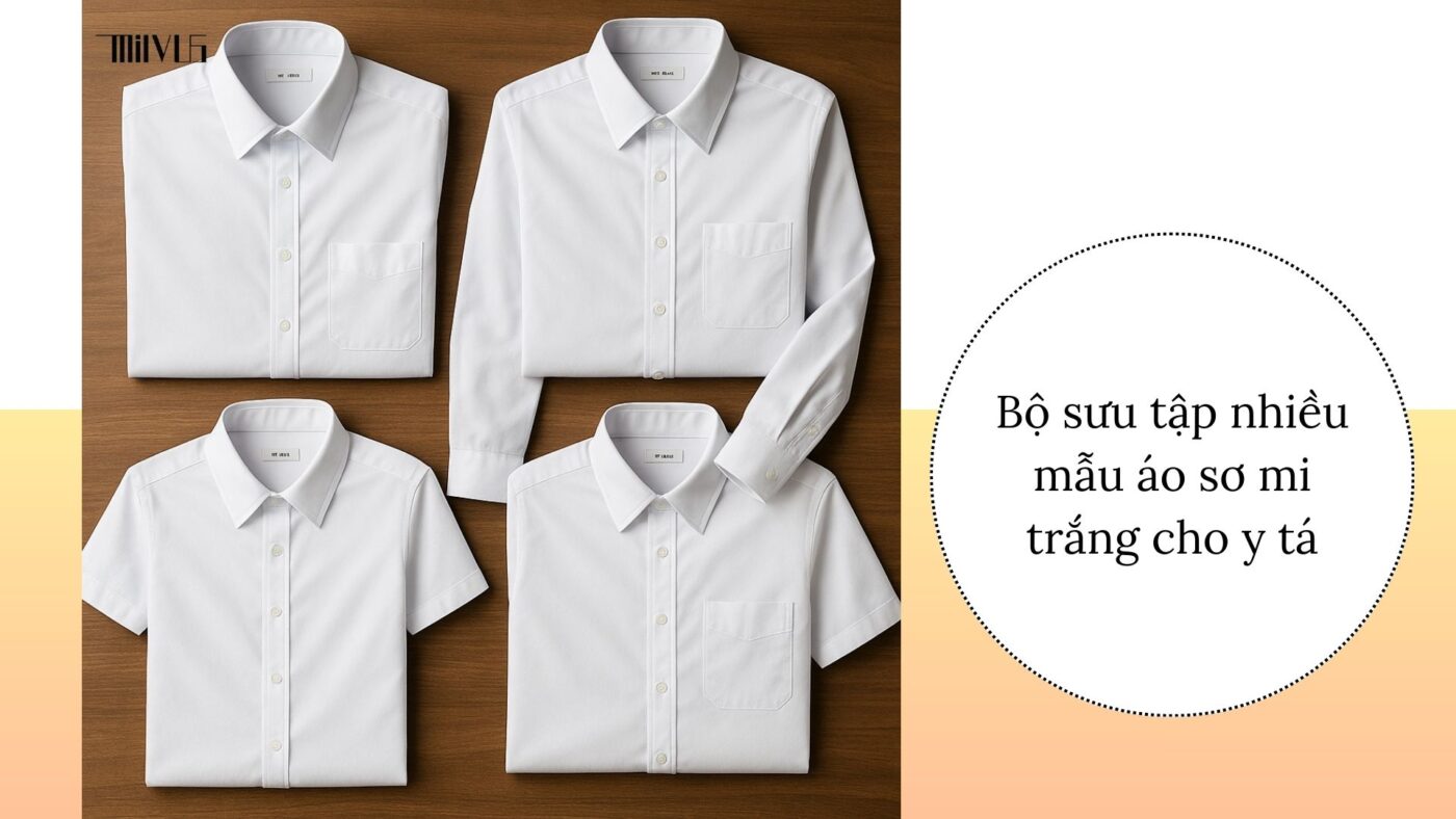 Áo sơ mi trắng cho y tá – đa dạng phân khúc giá, phù hợp nhu cầu bệnh viện