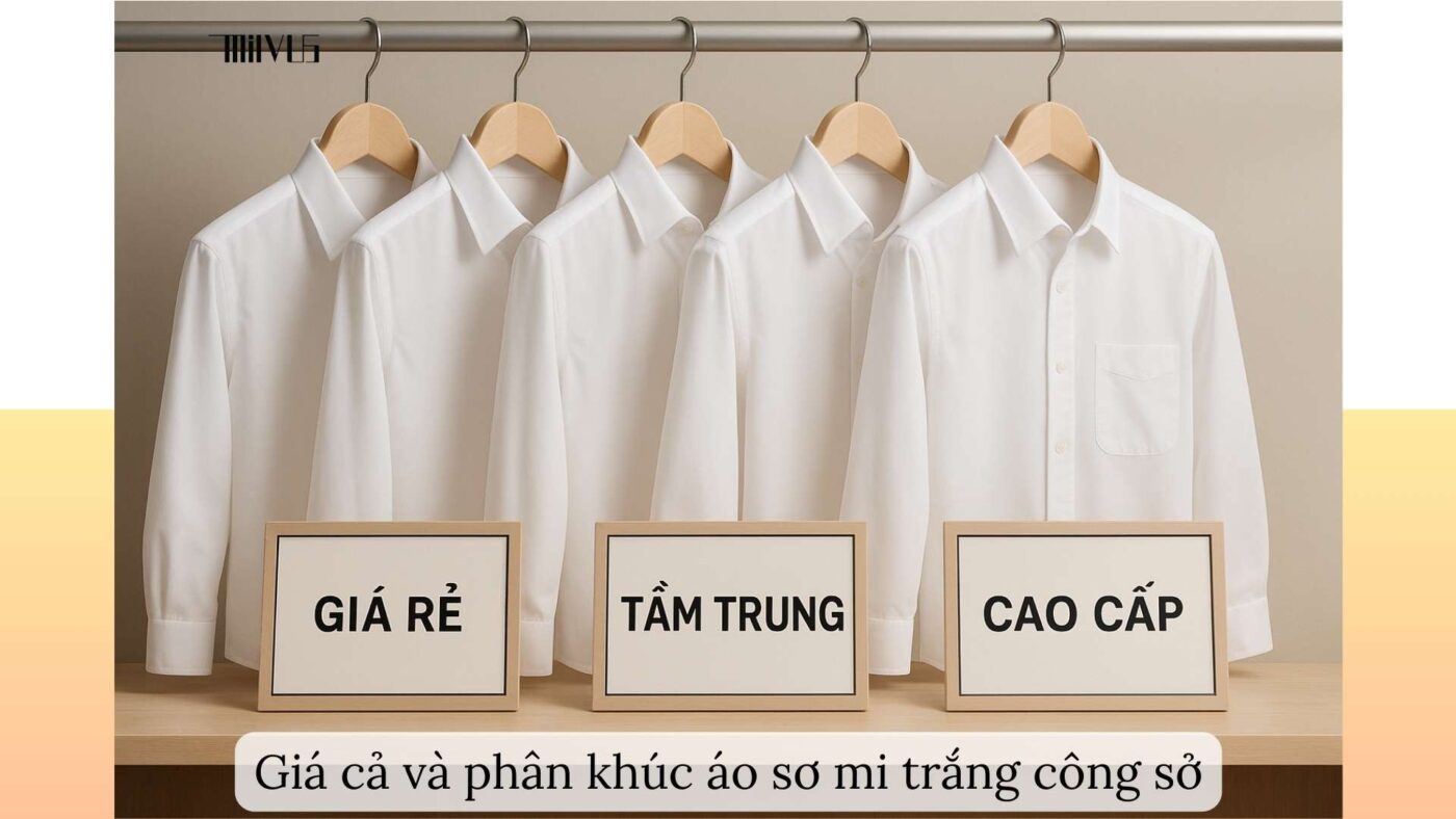 Áo sơ mi trắng cho nhân viên kinh doanh – phân khúc giá đa dạng, phù hợp mọi nhu cầu