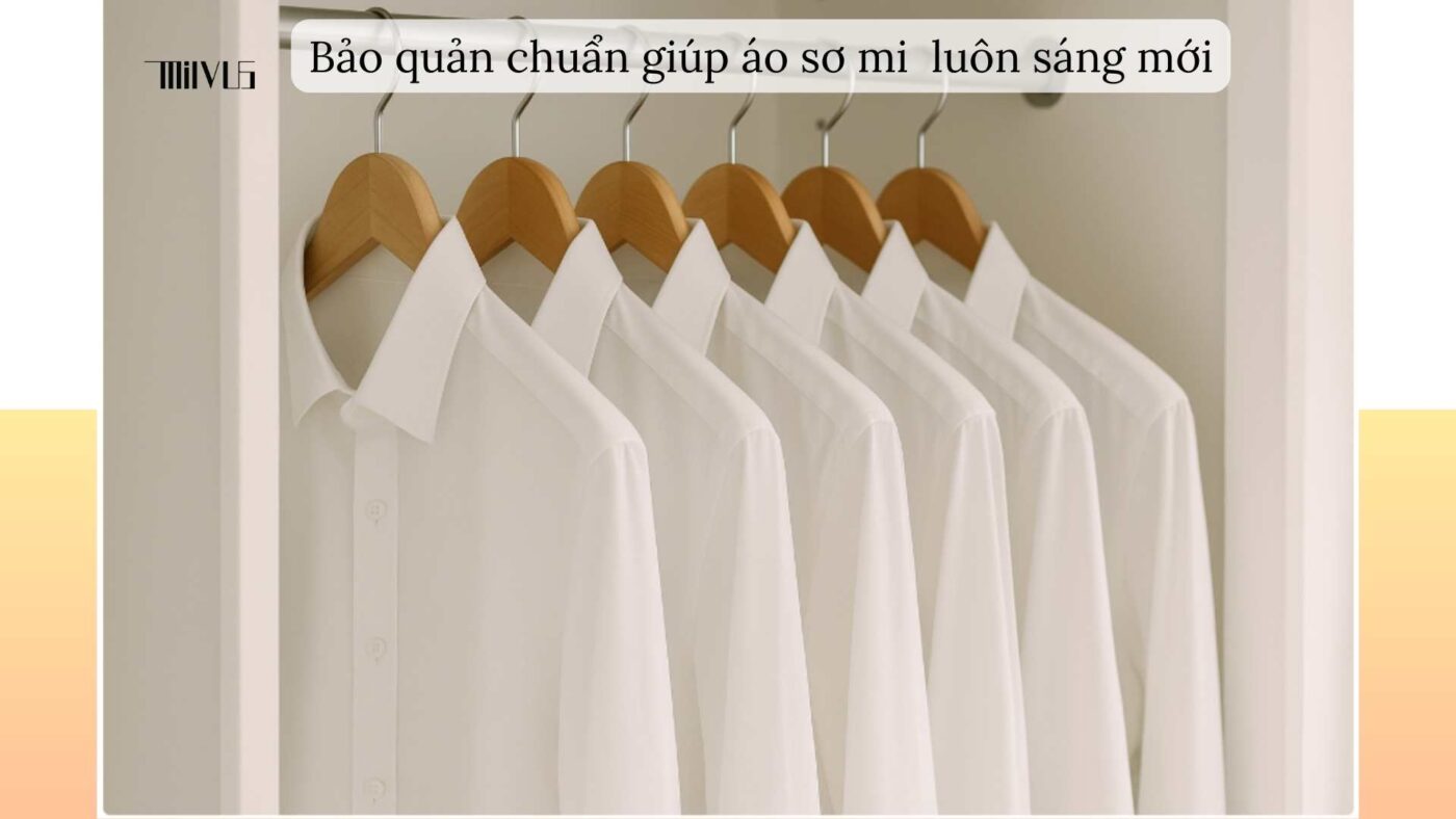 Áo sơ mi trắng cho người làm trong ngành tài chính – bảo quản chuẩn, luôn sáng mới