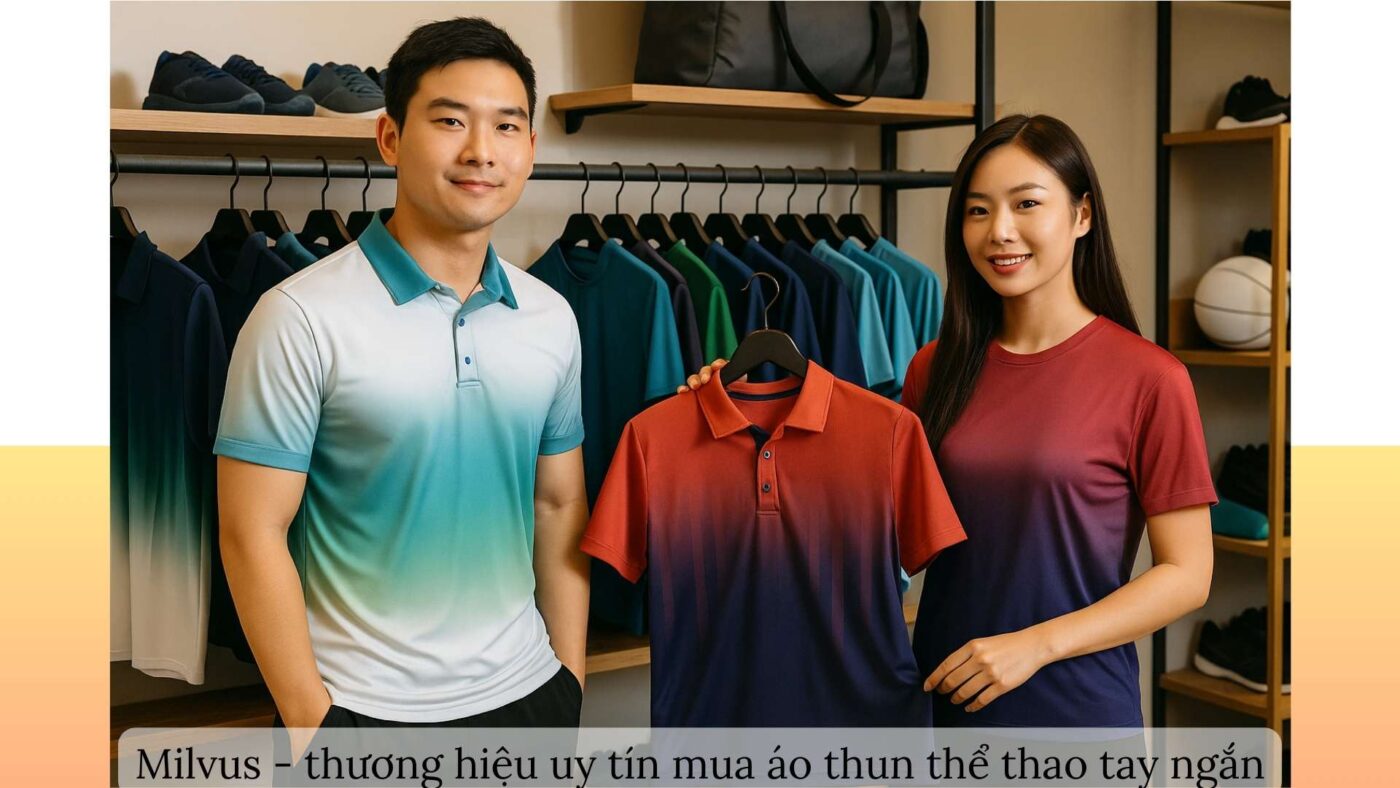 Áo thun thể thao cho người thích áo tay ngắn