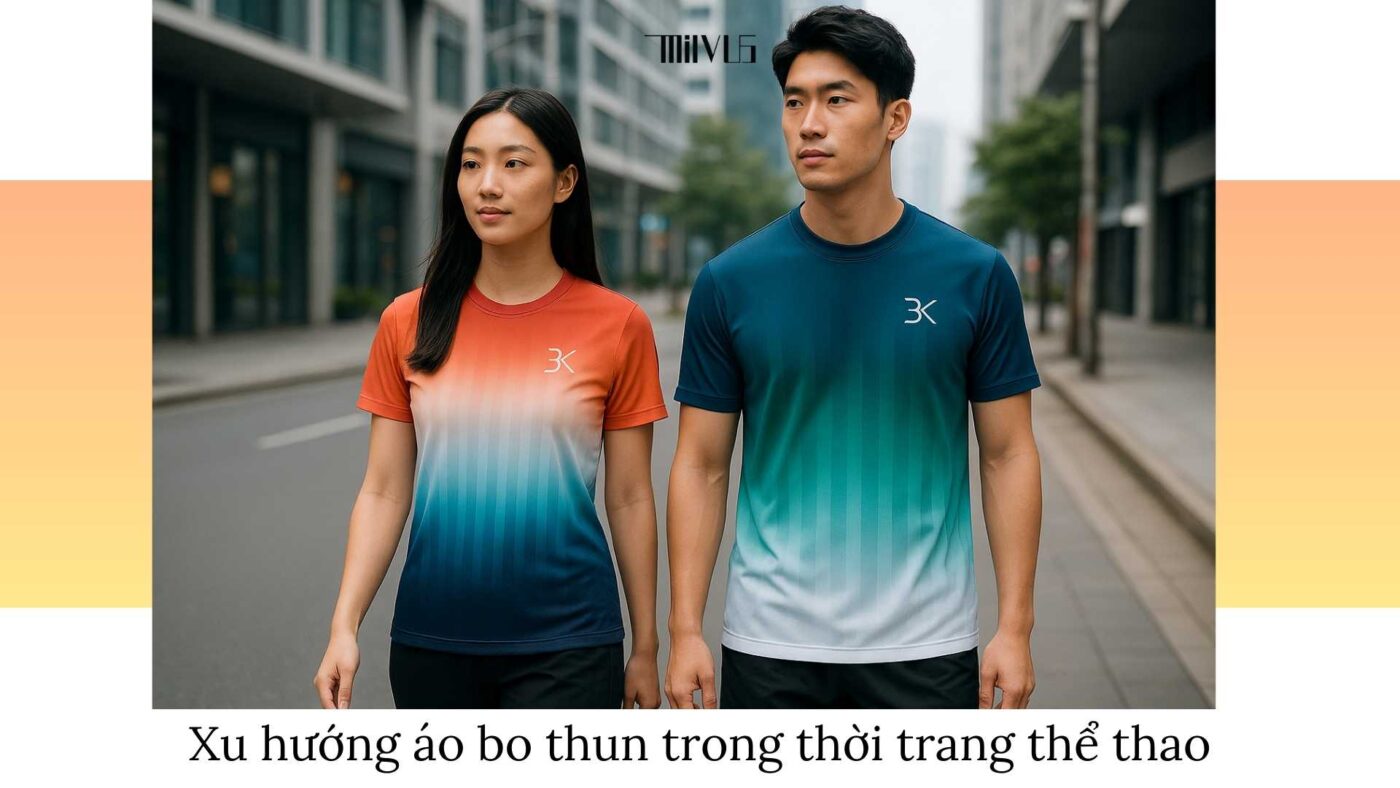 Áo thun thể thao cho người thích vạt áo bo thun