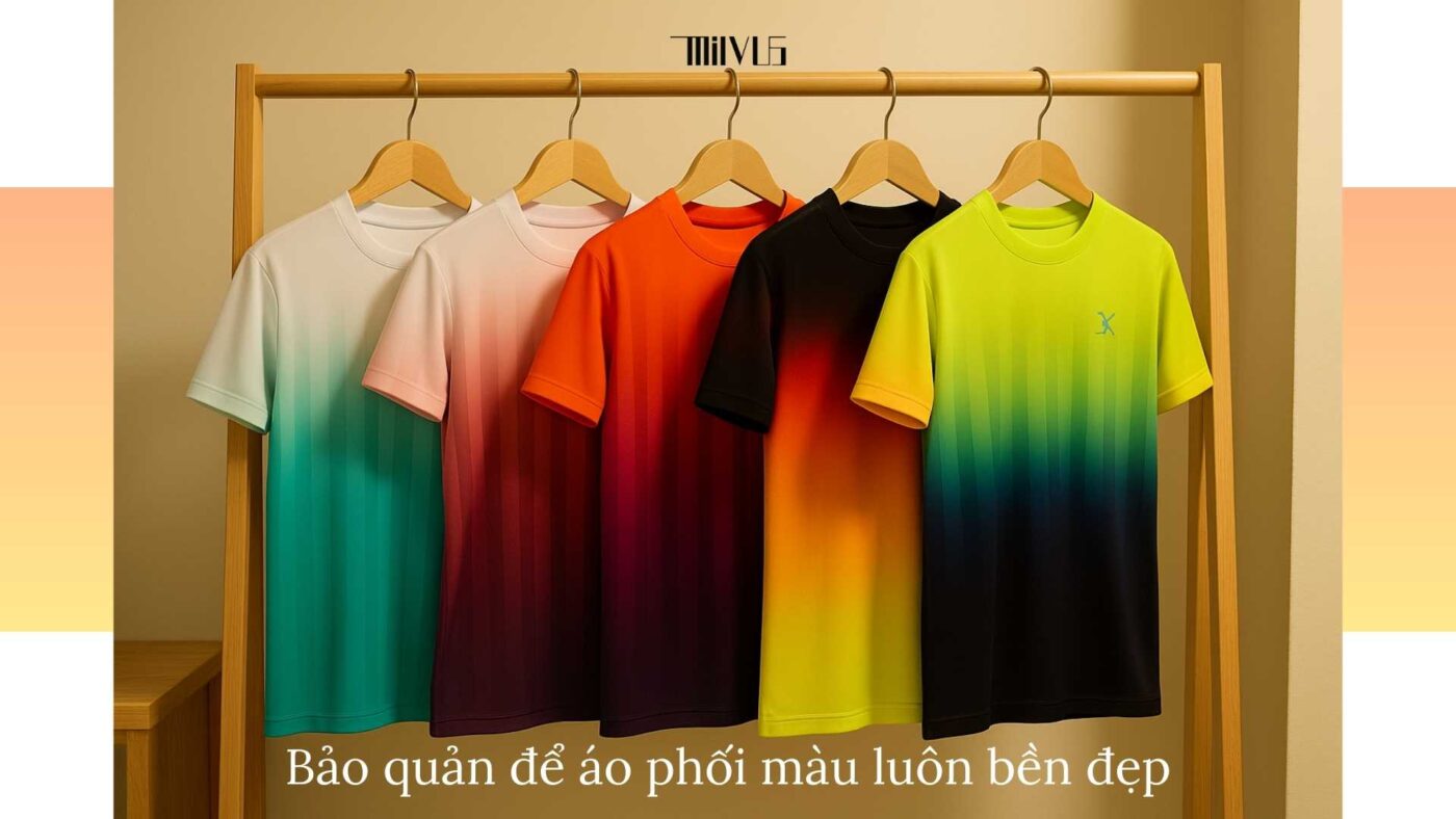 Áo thun thể thao cho người thích áo phối màu
